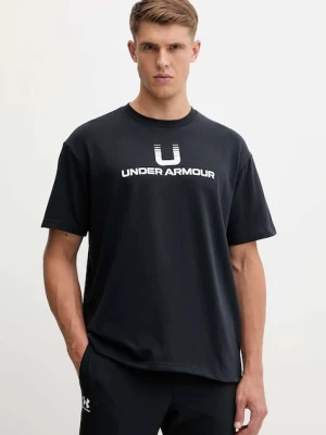 Under Armour t-shirt męski kolor czarny z nadrukiem 6005150