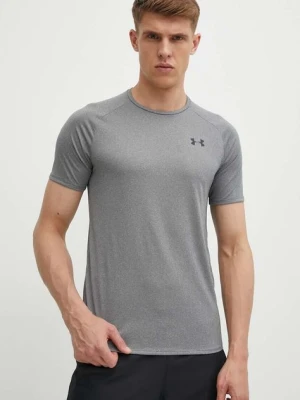 Under Armour t-shirt męski kolor szary gładki