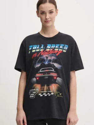 Under Armour t-shirt Project Rock damski kolor czarny 1389716