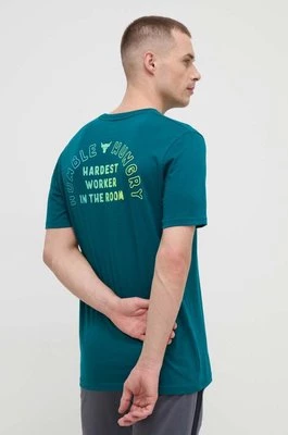 Under Armour t-shirt Project Rock męski kolor zielony 1383229