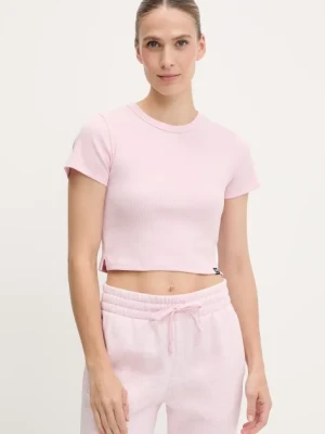 Under Armour t-shirt Rival damski kolor różowy 6000264