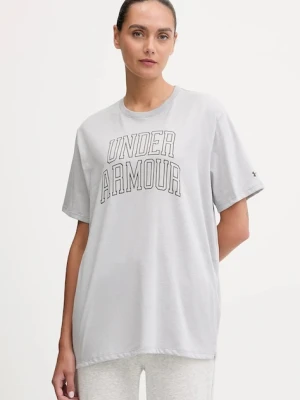 Under Armour t-shirt Rival damski kolor szary 6007883