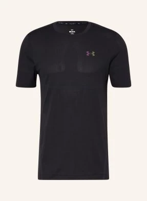 Under Armour T-Shirt Rush™ Seamless Legacy Z Siateczką schwarz