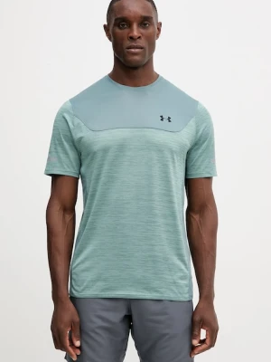 Under Armour t-shirt sportowy UA Tech Utility męski kolor zielony gładki 6004965