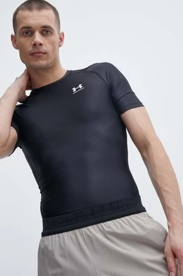 Under Armour t-shirt treningowy HG Iso-Chill Compression kolor czarny gładki