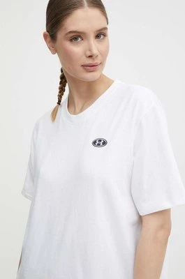 Under Armour t-shirt treningowy kolor biały