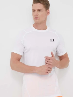 Under Armour t-shirt treningowy kolor biały gładki 1361683