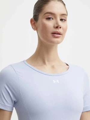 Under Armour t-shirt treningowy kolor fioletowy