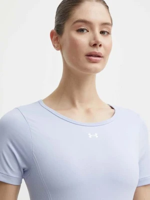 Under Armour t-shirt treningowy kolor fioletowy