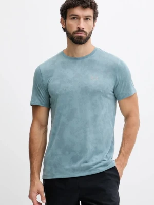 Under Armour t-shirt treningowy męski kolor zielony z nadrukiem 6006098