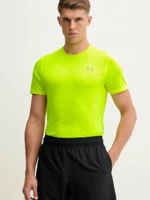Under Armour t-shirt treningowy męski kolor żółty z nadrukiem 6006098