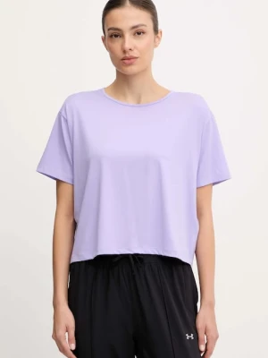 Under Armour t-shirt treningowy Motion kolor fioletowy