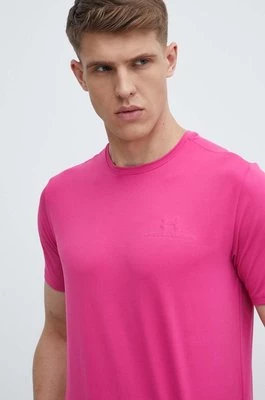 Under Armour t-shirt treningowy Rush Energy kolor różowy gładki