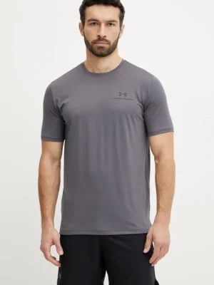 Under Armour t-shirt treningowy Rush Energy kolor szary gładki 1383973