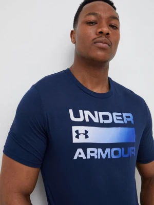 Under Armour t-shirt treningowy Team Issue Wordmark kolor granatowy 1329582