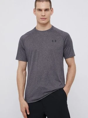 Under Armour t-shirt treningowy Tech 2.0 kolor szary gładki 1326413