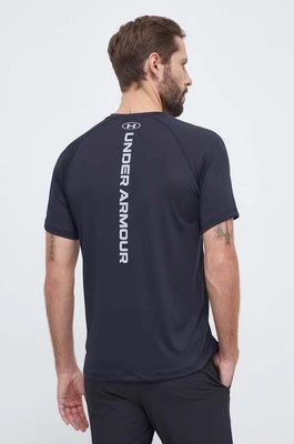 Under Armour t-shirt treningowy Tech kolor czarny z nadrukiem 1377054