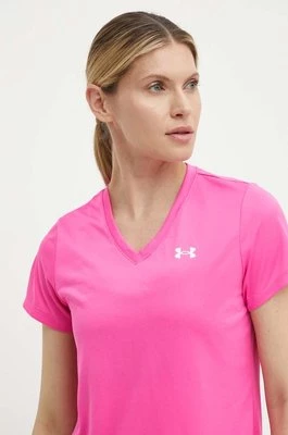 Under Armour t-shirt treningowy Tech kolor różowy