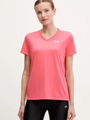 Under Armour t-shirt treningowy Tech kolor różowy