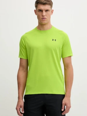 Under Armour t-shirt treningowy Tech Textured kolor zielony melanżowy 1382796
