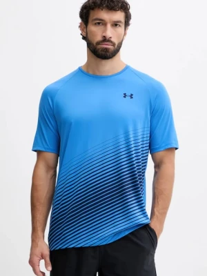Under Armour t-shirt treningowy UA Tech Fade męski kolor niebieski 6005916