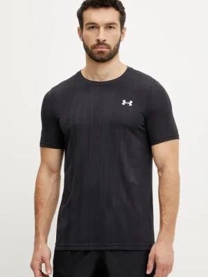 Under Armour t-shirt treningowy Vanish Seamless kolor granatowy wzorzysty 1388129