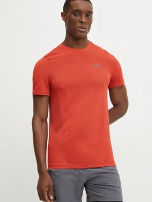 Under Armour t-shirt treningowy Vanish Seamless kolor pomarańczowy gładki 1382801