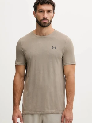 Under Armour t-shirt treningowy Vanish Seamless kolor zielony wzorzysty 1388129