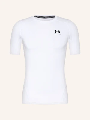 Under Armour T-Shirt Ua Heatgear Armour weiss BIAŁY