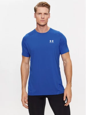 Under Armour T-Shirt Ua Hg Armour Fitted Ss 1361683 Niebieski Fitted Fit