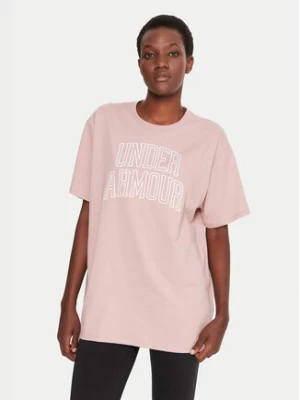 Under Armour T-Shirt Ua Rival Campus 6007883 Różowy Oversize