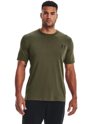 Under Armour T-Shirt UA SPORTSTYLE LC SS 1326799 Khaki Regular Fit
