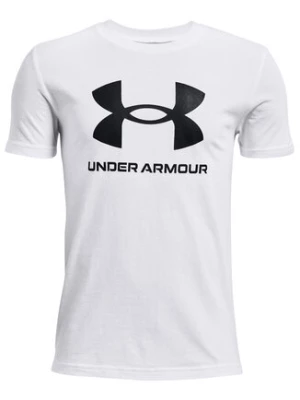 Under Armour T-Shirt Ua Sportstyle Logo 1363282 Biały Loose Fit