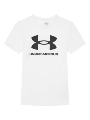 Under Armour T-Shirt Ua Sportstyle Logo 1363282 Biały Loose Fit