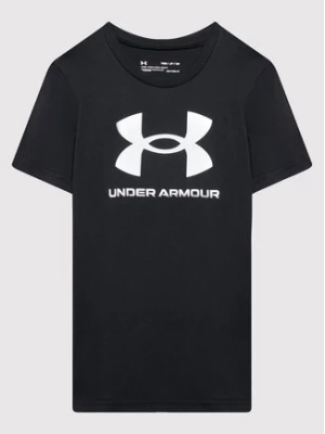 Under Armour T-Shirt Ua Sportstyle Logo 1363282 Czarny Loose Fit