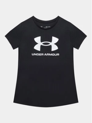 Under Armour T-Shirt Ua Sportstyle Logo Ss 1361182 Czarny Loose Fit