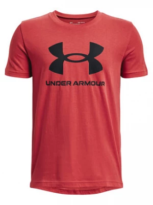 Under Armour T-Shirt UA SPORTSTYLE LOGO SS 1363282 Czerwony Regular Fit