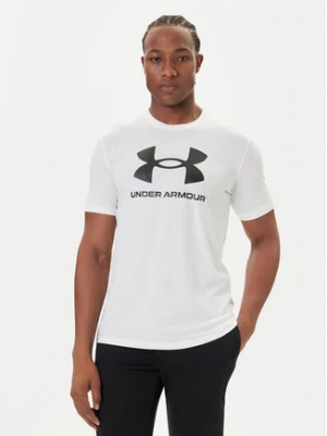 Under Armour T-Shirt Ua Sportstyle Logo Update Ss 1382911 Biały Loose Fit