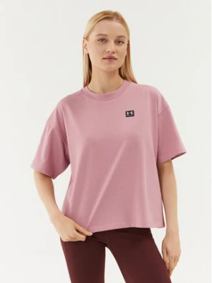 Under Armour T-Shirt Ua W Logo Lc Oversized Hw Ss 1379948 Różowy Loose Fit
