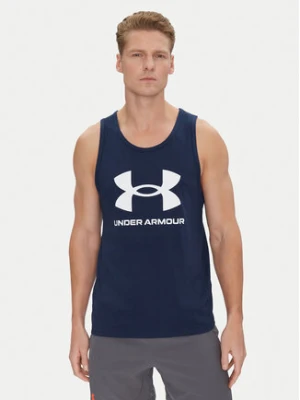 Under Armour Tank top Ua Sportstyle Logo Tank 1382883 Granatowy Loose Fit