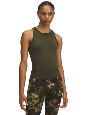 Under Armour Top funkcyjny w kolorze khaki rozmiar: M