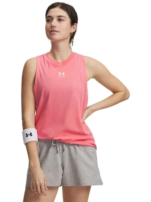 Under Armour Top sportowy "Campus Muscle Tank" w kolorze różowym rozmiar: XL