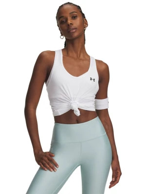 Under Armour Top sportowy "Tech Mesh Racer" w kolorze białym rozmiar: S