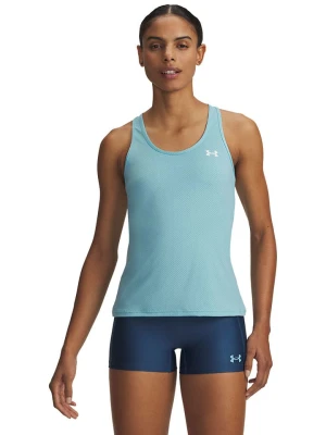Under Armour Top sportowy "Tech Mesh Racer" w kolorze turkusowym rozmiar: L