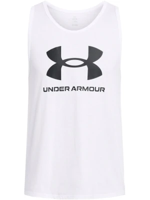 Under Armour Top sportowy w kolorze białym rozmiar: M