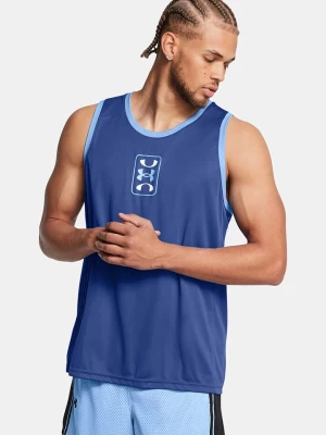 Under Armour Top sportowy w kolorze granatowym rozmiar: M