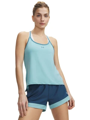 Under Armour Top sportowy w kolorze turkusowym rozmiar: M