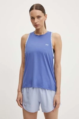 Under Armour top treningowy Knockout Novelty kolor fioletowy 1379434