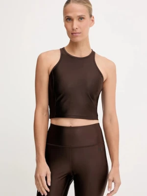 Under Armour top treningowy Motion kolor brązowy 6007096
