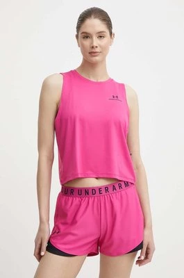 Under Armour top treningowy Rush Energy kolor różowy